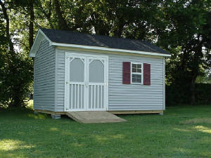 Country Cottage Building with Vinyl Siding