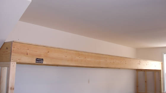22' Wooden Loft Holds 30lbs per sq ft